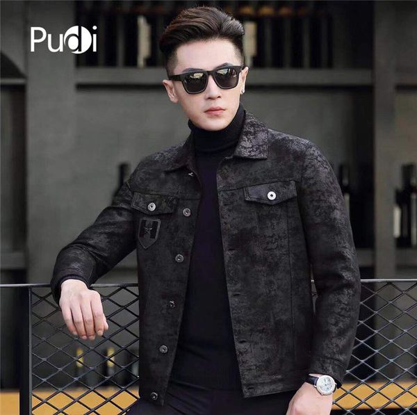 pudi mt905 2019 new fashion men's short sheepskin genuine leather jacket spring and autumn thin real leather outwear coat, Black;brown
pudi mt905 2019 new fashion men's short sheepskin genuine leather jacket spring and autumn thin real leather outwear coat, Black;brown
