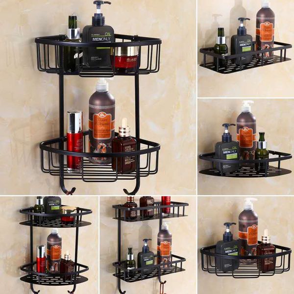 bathroom shelves antique brass metal european black corner shelf triangular basket rack double-layer rectangular product
bathroom shelves antique brass metal european black corner shelf triangular basket rack double-layer rectangular product