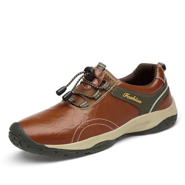 brand new leather men shoes outdoor waterproof sneakers fashion casual shoes lace-up men loafers, Black
brand new leather men shoes outdoor waterproof sneakers fashion casual shoes lace-up men loafers, Black