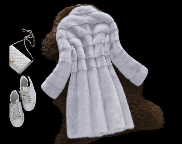 elegant pink shaggy women long faux fur coat streetwear autumn winter warm plush teddy coat luxury female overcoat party outwear, Black
elegant pink shaggy women long faux fur coat streetwear autumn winter warm plush teddy coat luxury female overcoat party outwear, Black