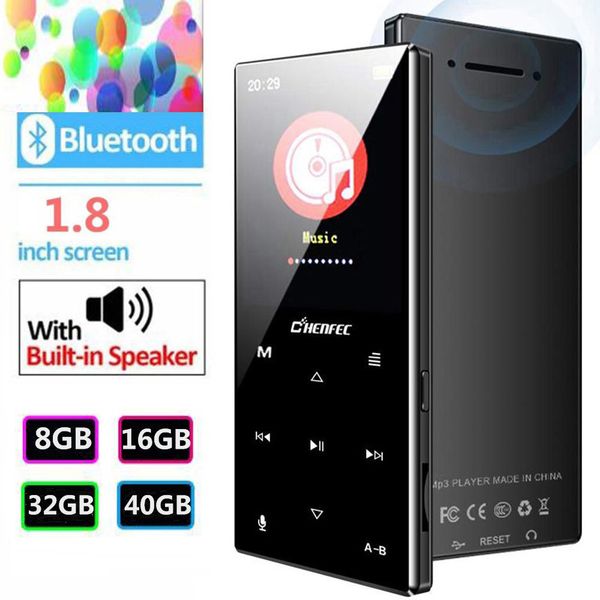 mp3 player bluetooth 4.2 metal touch button music player 8gb/16gb/32gb/40gb built-in speaker with fm, expandable 128gb tf card
mp3 player bluetooth 4.2 metal touch button music player 8gb/16gb/32gb/40gb built-in speaker with fm, expandable 128gb tf card