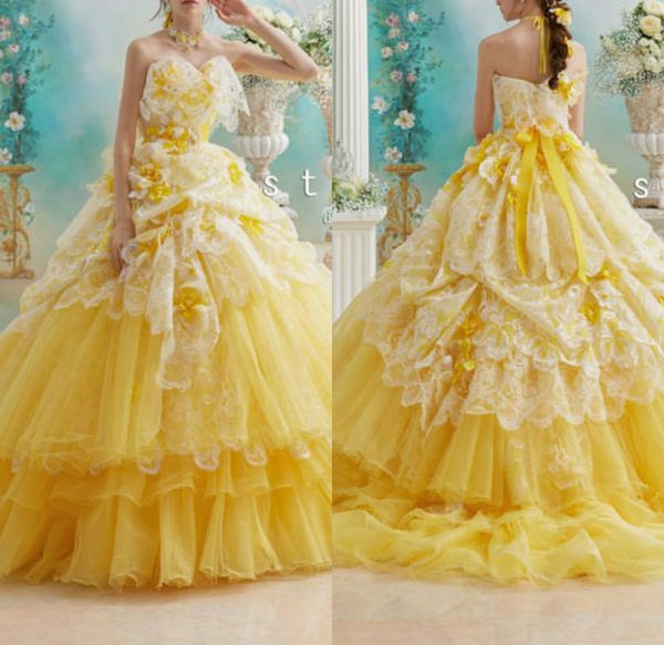 stella de libero yellow quinceanera dresses sweetheart appliqued lace up prom dress party wear tiered skirts ruffles formal party gowns, Blue;red
stella de libero yellow quinceanera dresses sweetheart appliqued lace up prom dress party wear tiered skirts ruffles formal party gowns, Blue;red