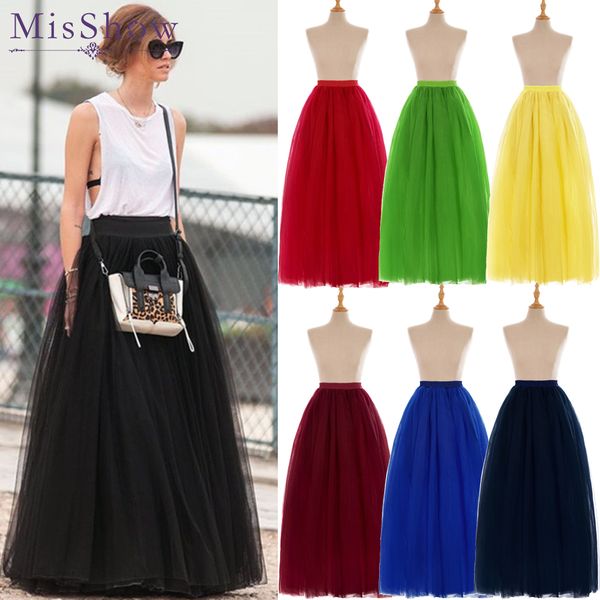 100% real images floor length puffy long skirts 2018 sping summer tutu skirts a-line pleated tulle faldas saia jupe, Black
100% real images floor length puffy long skirts 2018 sping summer tutu skirts a-line pleated tulle faldas saia jupe, Black