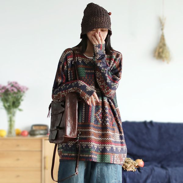 women sweater 2020 spring autumn o neck striped vintage big size long sleeved pullovers print casual loose knit women coat, White;black
women sweater 2020 spring autumn o neck striped vintage big size long sleeved pullovers print casual loose knit women coat, White;black