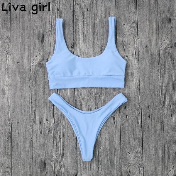 women's swimwear liva girl solid color bikini women tankini two piece push-up padded beachwear fashion beach wear bathing suits, White;black
women's swimwear liva girl solid color bikini women tankini two piece push-up padded beachwear fashion beach wear bathing suits, White;black