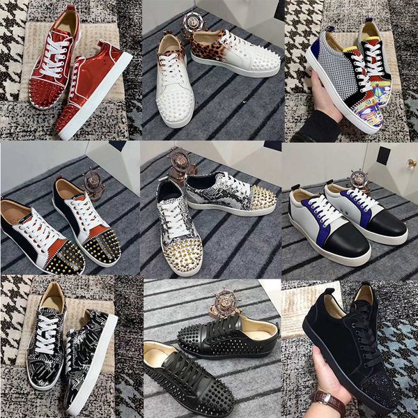 2020 fashion red sole bottom shoes ace low upper party wedding lover luxury women men black leopard print snake pattern punk rivet 38 color
2020 fashion red sole bottom shoes ace low upper party wedding lover luxury women men black leopard print snake pattern punk rivet 38 color