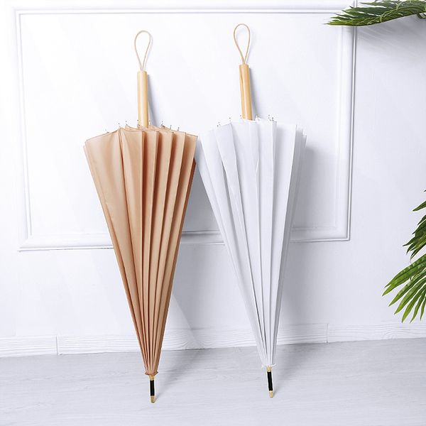 vintage long wood handle umbrella 16k ribs pure color rain umbrella women mens windproof stronge umbrella parasol
vintage long wood handle umbrella 16k ribs pure color rain umbrella women mens windproof stronge umbrella parasol