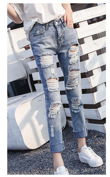 women clothes 2019 ripped jeans for women skinny mid waist ripped skinny jeans for straight plus size, Blue
women clothes 2019 ripped jeans for women skinny mid waist ripped skinny jeans for straight plus size, Blue