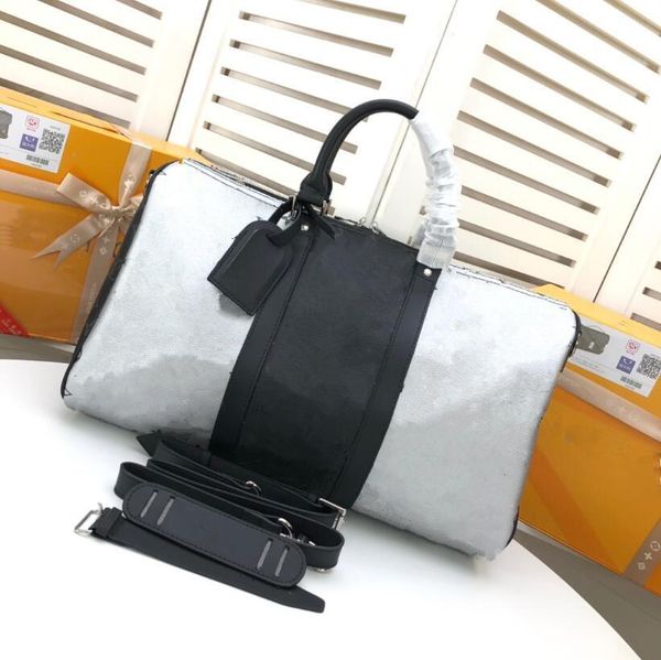 travel tote multi-function men women luggage bag black white patchwork luggage large capacity handbags shoulder bags outdoor duffel bags
travel tote multi-function men women luggage bag black white patchwork luggage large capacity handbags shoulder bags outdoor duffel bags