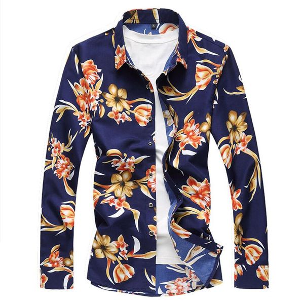 men floral shirt 2020 spring man long sleeves blouse flower design fashion casual clothing mens dress shirts, White;black
men floral shirt 2020 spring man long sleeves blouse flower design fashion casual clothing mens dress shirts, White;black