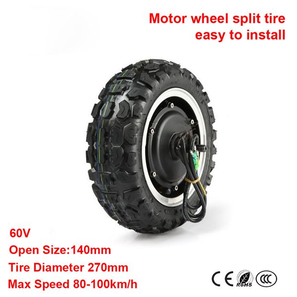 electric bicycle motor bicicleta electrica 60v 11 inch 270mm tire electric scooter hub motor wheel forward 100km/h high speed
electric bicycle motor bicicleta electrica 60v 11 inch 270mm tire electric scooter hub motor wheel forward 100km/h high speed