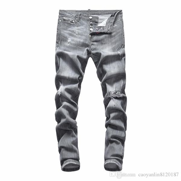 2018 001new fashion men whith tags men casual ripped jeans size 28-36, Blue 
2018 001new fashion men whith tags men casual ripped jeans size 28-36, Blue