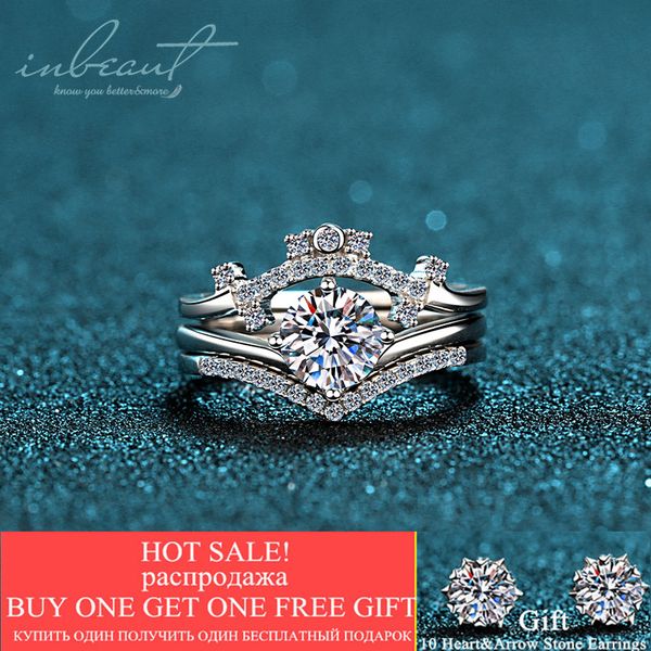 inbeaut 925 silver crown moissanite wedding rings set excellent cut 0.8 ct pass diamond test d moissanite ring female jewelry, Golden;silver
inbeaut 925 silver crown moissanite wedding rings set excellent cut 0.8 ct pass diamond test d moissanite ring female jewelry, Golden;silver