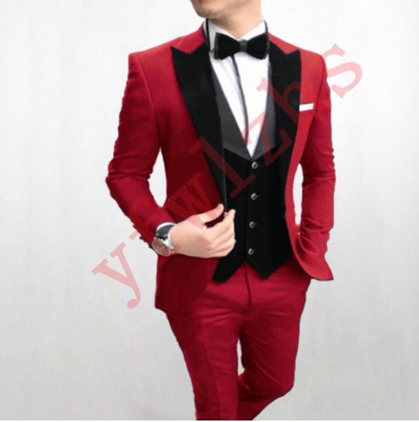 handsome one button groomsmen peak lapel groom tuxedos men suits wedding/prom/dinner man blazer(jacket+pants+tie+vest) 759, Black;gray
handsome one button groomsmen peak lapel groom tuxedos men suits wedding/prom/dinner man blazer(jacket+pants+tie+vest) 759, Black;gray