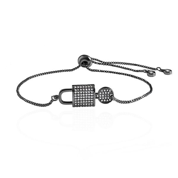 2019 new creative key lock micro-set cz key beads men and women adjustable bracelet ladies bracelet couple gift, Black
2019 new creative key lock micro-set cz key beads men and women adjustable bracelet ladies bracelet couple gift, Black