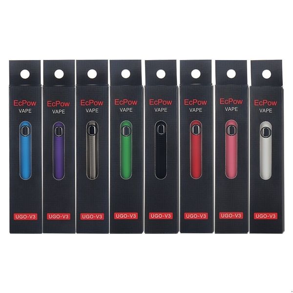 UGO-V3 батареи 650mAh 900mAh Разогреть В. UGO III Батарея с Micro USB зарядный кабель UGO V3 III 510 Thread Vape батареи
UGO-V3 батареи 650mAh 900mAh Разогреть В. UGO III Батарея с Micro USB зарядный кабель UGO V3 III 510 Thread Vape батареи