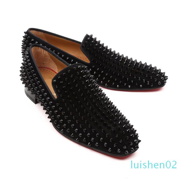 gentleman party bussiness dress red bottom dandelion flats studs sneakers shoes perfect luxury men's leisure slip on loafers shoes l02, Black
gentleman party bussiness dress red bottom dandelion flats studs sneakers shoes perfect luxury men's leisure slip on loafers shoes l02, Black