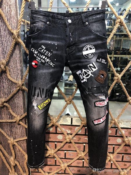 NEW ARRIVAL Mid-waistline Pants Mens Jeans Letter Printing Mens Designer Pants European And American Vintage Style Long Jeans
NEW ARRIVAL Mid-waistline Pants Mens Jeans Letter Printing Mens Designer Pants European And American Vintage Style Long Jeans