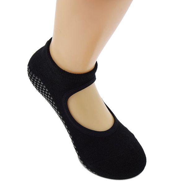 1pair sports yoga socks anti skid breathable fitness pilates socks dancing gym non slip cotton sock heel, Black
1pair sports yoga socks anti skid breathable fitness pilates socks dancing gym non slip cotton sock heel, Black