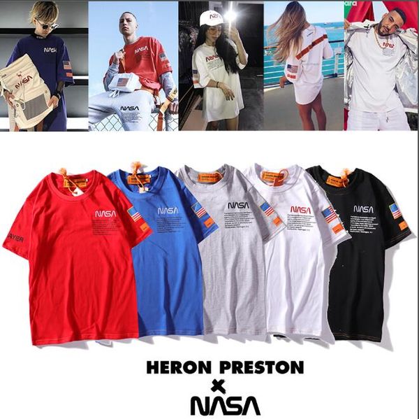 Heron Preston X НАСА любители рубашки мужчина женщины повседневная футболка с коротким
Heron Preston X НАСА любители рубашки мужчина женщины повседневная футболка с коротким