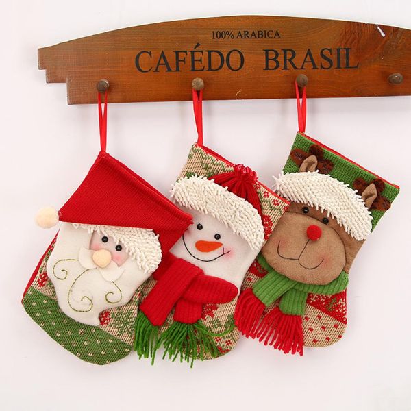 22x13cm christmas stockings santa claus sock gift kids candy bag xmas noel decoration for home christmas tree ornaments
22x13cm christmas stockings santa claus sock gift kids candy bag xmas noel decoration for home christmas tree ornaments