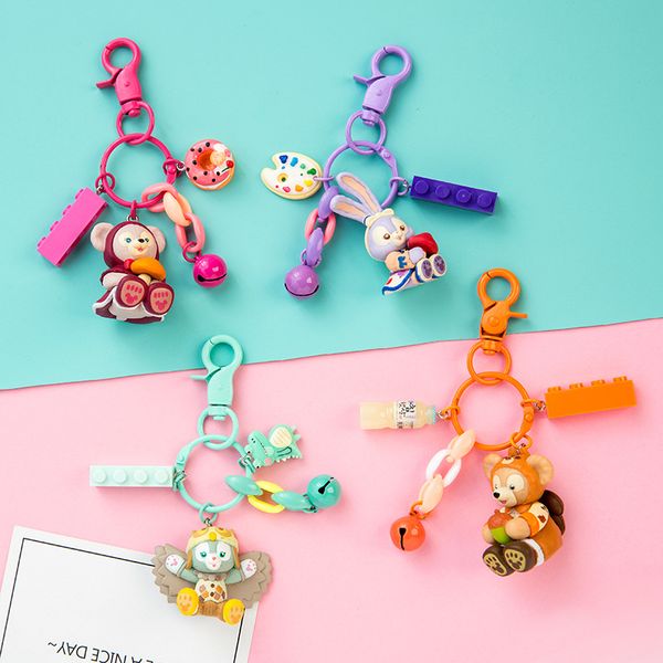 new cartoon duffy bear shelliemay stellalou gelatoni figure doll keychain for children toys women bags charms decoration keyring, Silver
new cartoon duffy bear shelliemay stellalou gelatoni figure doll keychain for children toys women bags charms decoration keyring, Silver