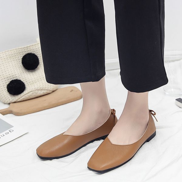 women's bow shoes flat pea square shoes soft loafers shallow mouth toe flat female 2020 spring new soft bottom u15-39, Black
women's bow shoes flat pea square shoes soft loafers shallow mouth toe flat female 2020 spring new soft bottom u15-39, Black