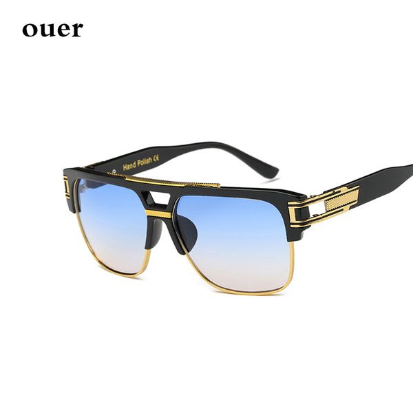 ouer brand ladies sunglasses fashion semi-metal frame men's sunglasses retro classic uv400, White;black
ouer brand ladies sunglasses fashion semi-metal frame men's sunglasses retro classic uv400, White;black