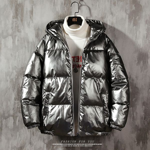men's down & parkas silver jacket coat man winter warm thick cotton padded short bread style fashion bomber hooded outwear, Black
men's down & parkas silver jacket coat man winter warm thick cotton padded short bread style fashion bomber hooded outwear, Black