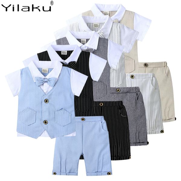 yilaku baby clothes set summer boy clothes sets 4 pcs kids clothing suit shirt + bow tie + vest shorts baby boys outfit yy016, White
yilaku baby clothes set summer boy clothes sets 4 pcs kids clothing suit shirt + bow tie + vest shorts baby boys outfit yy016, White