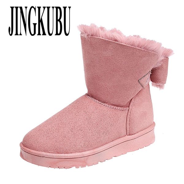 jingkubu 2019 women snow boots pink winter ankle boot woman bowknot warmer plush suede flat slip on fashion platform ladies shoe, Black
jingkubu 2019 women snow boots pink winter ankle boot woman bowknot warmer plush suede flat slip on fashion platform ladies shoe, Black