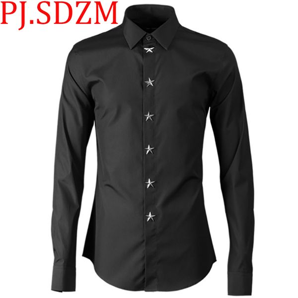 2018 new metal five-star front door trim international classic fashion men's shirt trendy europe and amreica style city boy cool, White;black
2018 new metal five-star front door trim international classic fashion men's shirt trendy europe and amreica style city boy cool, White;black