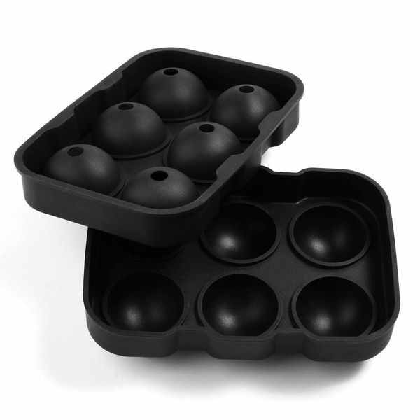 round ice ball maker sphere tray 6 holes silicone mold cube for cocktails whiskey black pink blue
round ice ball maker sphere tray 6 holes silicone mold cube for cocktails whiskey black pink blue