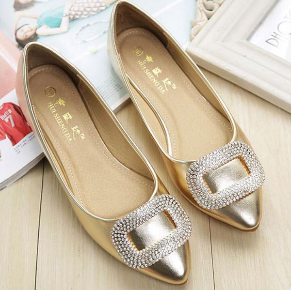 2019 women's shoes in spring and autumn with new style flat bottom pointed end water drill @2809, Black
2019 women's shoes in spring and autumn with new style flat bottom pointed end water drill @2809, Black