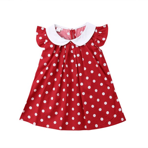 Princess Baby Girls Dot Red Dress Peter pan collar Newborn Baby Girls Patry Birthday Dress 2018 New
Princess Baby Girls Dot Red Dress Peter pan collar Newborn Baby Girls Patry Birthday Dress 2018 New