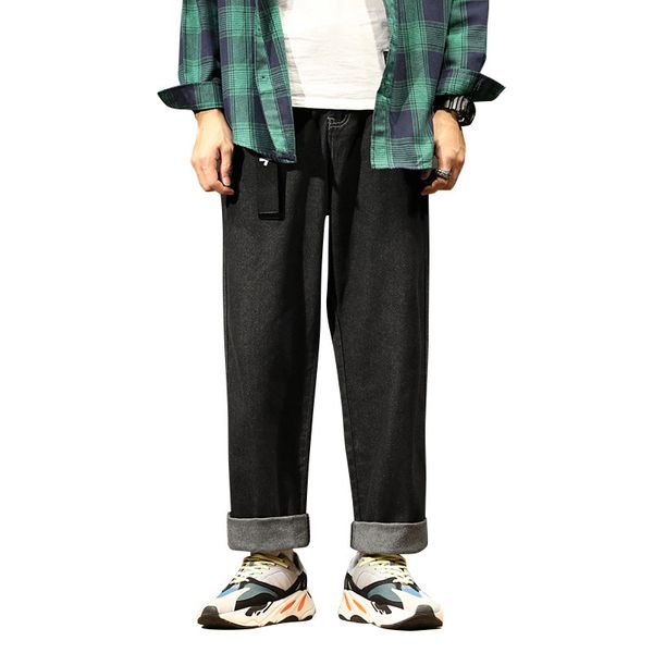 #2077 straigth black blue denim jeans homme full length big size loose denim joggers japanese streetwear jeans man spring autumn
#2077 straigth black blue denim jeans homme full length big size loose denim joggers japanese streetwear jeans man spring autumn