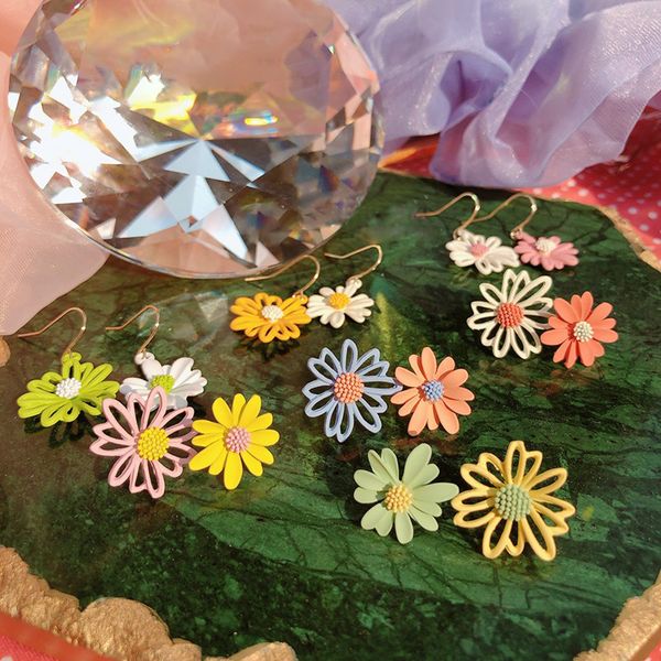 mengjiqiao 2020 fashion colorful happy flower geometric asymmetric stud eearrings for women students holiday pendientes jewelry, Golden;silver
mengjiqiao 2020 fashion colorful happy flower geometric asymmetric stud eearrings for women students holiday pendientes jewelry, Golden;silver