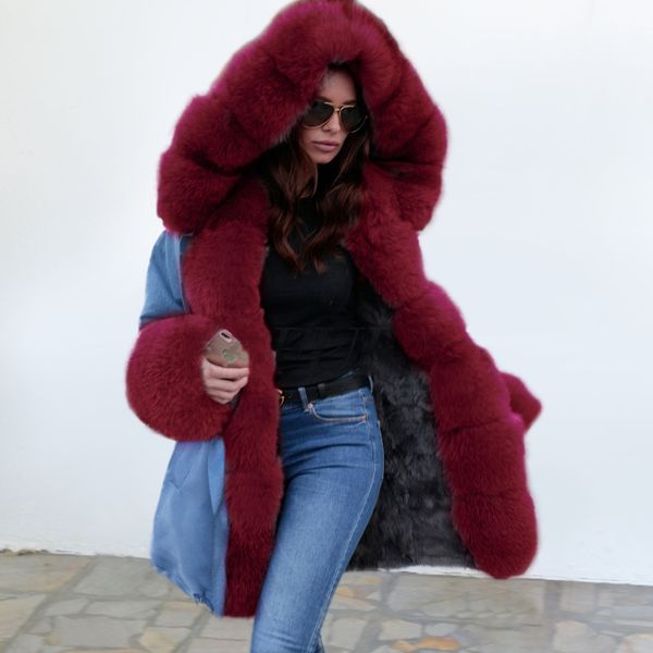 warm winter women coat wool liner soft fluffy faux fur drawstring hooded warm thicken outdoor jacket plus size parkas, Black
warm winter women coat wool liner soft fluffy faux fur drawstring hooded warm thicken outdoor jacket plus size parkas, Black