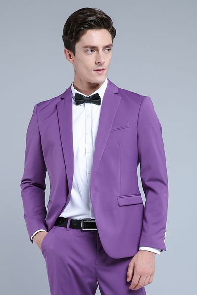 custom made purple one button groom tuxedos notched lapel men suits wedding/prom/dinner man blazer(jacket+pants), Black;gray
custom made purple one button groom tuxedos notched lapel men suits wedding/prom/dinner man blazer(jacket+pants), Black;gray