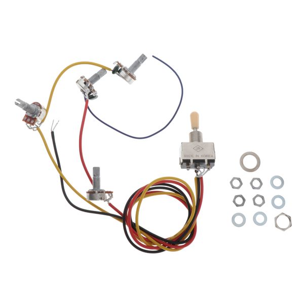 circuit wiring for lp electric guitar 3 box toggle selector 500k 2pots with jack for dual guitar
circuit wiring for lp electric guitar 3 box toggle selector 500k 2pots with jack for dual guitar