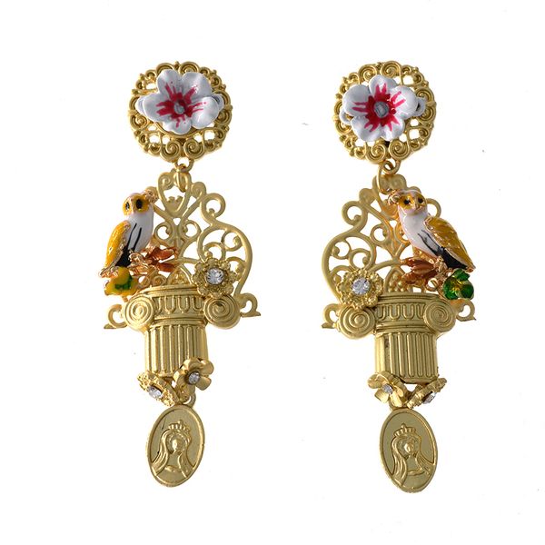 fashion cool exaggerated baroque crystal flower cross animal bird drop earrings tassel long vintage for women jewelry accessory, Silver
fashion cool exaggerated baroque crystal flower cross animal bird drop earrings tassel long vintage for women jewelry accessory, Silver