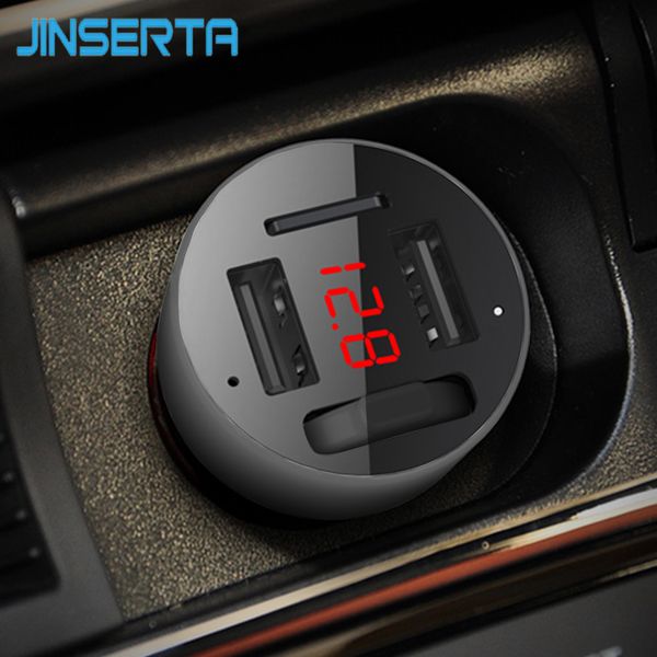 jinserta wireless bluetooth fm transmitter modulator handscar kit radio adapter mp3 player dual usb charger support tf card
jinserta wireless bluetooth fm transmitter modulator handscar kit radio adapter mp3 player dual usb charger support tf card