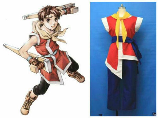 gensou suikoden 2 риу косплей костюм размер, Black;red 
gensou suikoden 2 риу косплей костюм размер, Black;red