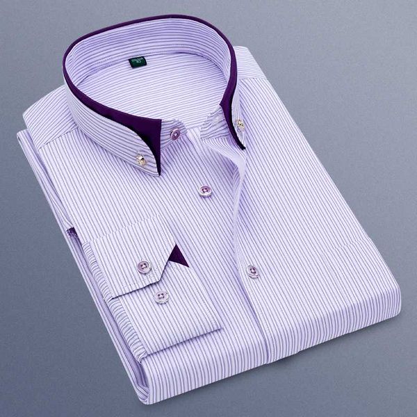 men shirt plaid long sleeve dress striped formal shirt spring casual slim fit pocket business dropshipping, White;black
men shirt plaid long sleeve dress striped formal shirt spring casual slim fit pocket business dropshipping, White;black