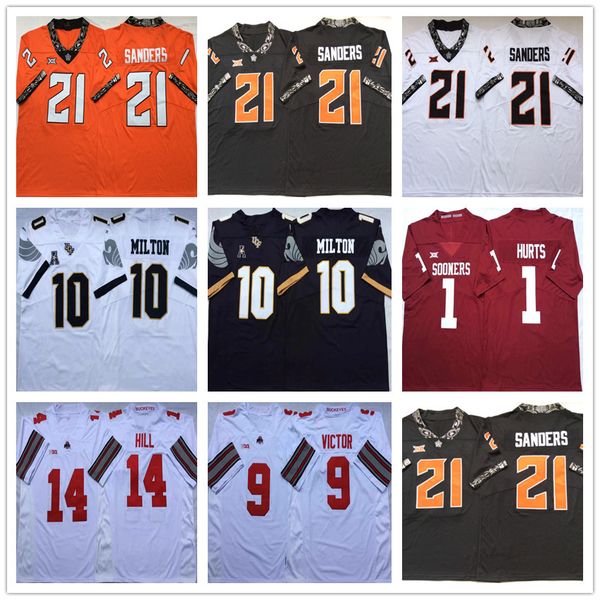 ncaa #21 barry sanders #1 hurts #11 sam ehlinger #14 hill #9 victor ucf knights 10 mckenzie milton jersey college football jerseys stitched, Black;red
ncaa #21 barry sanders #1 hurts #11 sam ehlinger #14 hill #9 victor ucf knights 10 mckenzie milton jersey college football jerseys stitched, Black;red