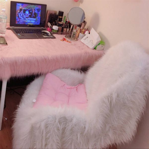 plush faux fur carpet chair cover solid color seat pad long pile furry sheepskin rug mat elegant
plush faux fur carpet chair cover solid color seat pad long pile furry sheepskin rug mat elegant