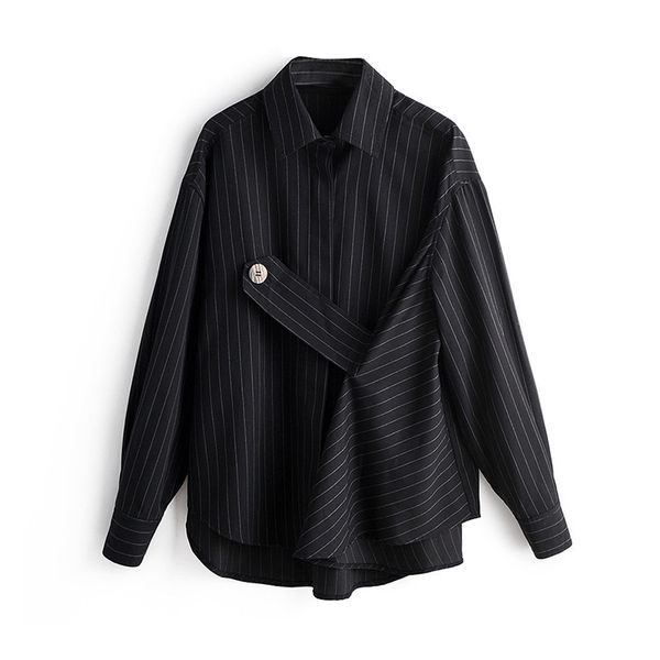 striped print blouse women autumn buttons batwing long sleeve chic shirt lady plus size turn down collar stylish tunic, White
striped print blouse women autumn buttons batwing long sleeve chic shirt lady plus size turn down collar stylish tunic, White
