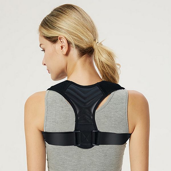 posture corrector brace back adjustable posture brace for upper back shoulder pain relief fitness trainer spine support, Black;blue
posture corrector brace back adjustable posture brace for upper back shoulder pain relief fitness trainer spine support, Black;blue