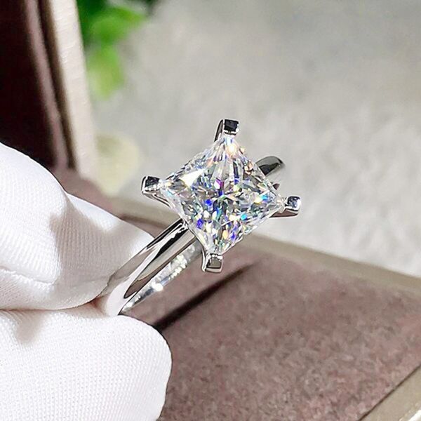 2019 fashion silver color rings set for women jewelry simple design square zircon bridal wedding engagement ring, Slivery;golden
2019 fashion silver color rings set for women jewelry simple design square zircon bridal wedding engagement ring, Slivery;golden