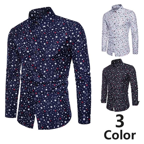 mens long sleeve print shirts slim fit casusl shirt for men, White;black
mens long sleeve print shirts slim fit casusl shirt for men, White;black